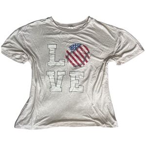 Maurices Patriotic ‘LOVE’ Graphic Tee - Size S
